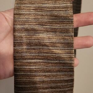 Tie Wilke Rodriguez Brown toned line art tie simple casual dress up or down silk